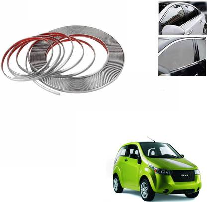 AuTO ADDiCT Chrome-Strip-Beading-Roll-Reva-123 Car Beading Roll For Window, Bumper, Grill and Garnish Cover, Door