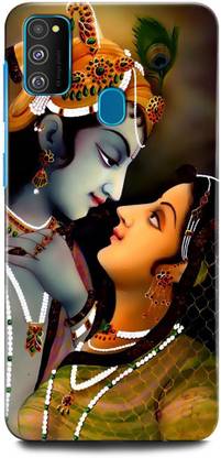 ORBIQE Back Cover for Samsung Galaxy M21 KRISHNA, LORD KRISHNA, VASUDEV, GOD, KRISHN KANHIYA, RADHA