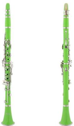 Mendini by Cecilio B Flat Beginner Student Clarinet with 2 Barrels, Case, Stand, Book, 10 Reeds, Mou Clarinet