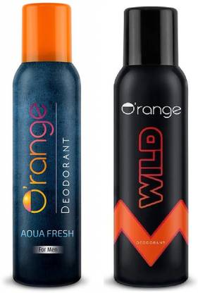 ORANGE Aqua Fresh & Wild Deodorant Deodorant Spray  -  For Men