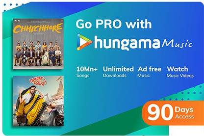 Hungama Music- 3 Month Digital Gift Card