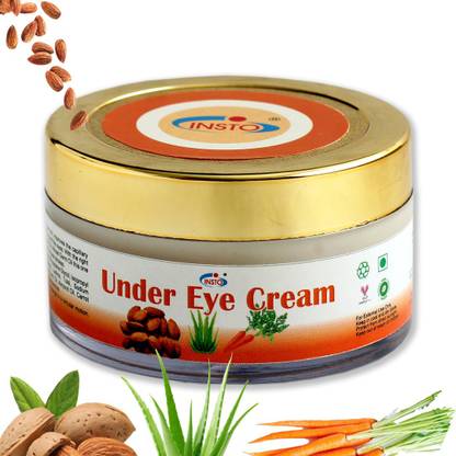 Insto Bye Bye Dark Circles, under eye cream for soften fine lines, moisturizing, preventing dullness, fighting with puffiness 