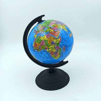 CRAFTWAFT WORLD POLITICAL GLOBE IN ENGLISH 12.5 CM AXIS DESK & TABLE TOP POLITICAL World Globe