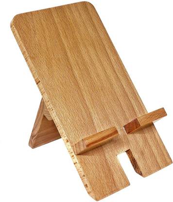 crownlit Wooden Mobile Stand Mobile Holder