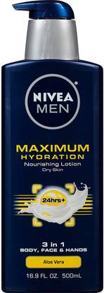NIVEA Men Maximum Hydration 3 in 1 Nourishing Lotion