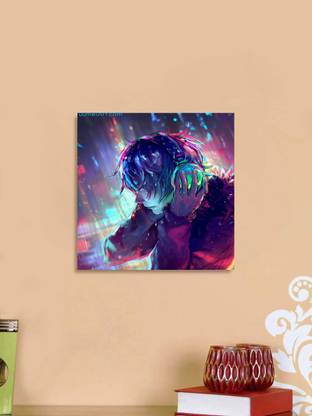 Framed Canvas Wall Art Decoration Anime Boy Digital Print Poster N&WCP-2046 Canvas Art