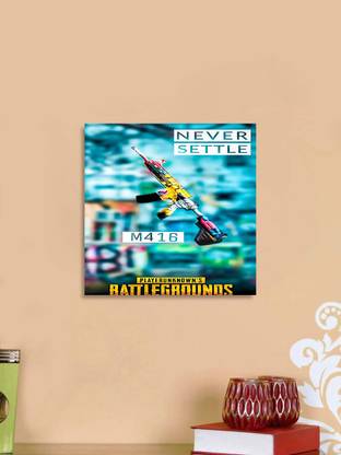 Framed Canvas Wall Art Decoration Pubg m416 Digital Print Poster N&WCP-3463 Canvas Art