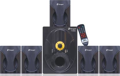 Target TARRGET TT-D5153 5.1 CHANNEL MULTIMEDIA SPEAKERS PMPO 22500 WATTS RMS 115 WATS 115 W Bluetooth Home Theatre