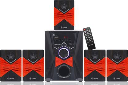 Target TARGET TT-D5148 FM-UM-BT 5.1 Channel Multimedia Speakers 162 W Bluetooth Home Theatre