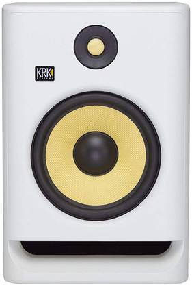 KRK RP8 Rokit 8 G4 Professional Bi-Amp 8" Powered Studio Monitor, White Noise 85 W Studio Monitor