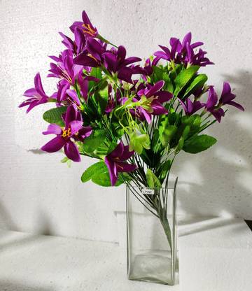 LPINE Square Vase Home Decorative Flower Glass Vase Party Table Centerpieces(4"×4"×6") Clear Square Flower Vase Glass Vase (6 inch, Clear) Vase Filler