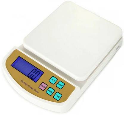Gentle e kart Electronic Kitchen Digital Weighing Scale, Multipurpose Mini Platform Scale Precision Gram Scale SF 400A Weighing Scale