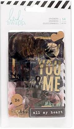 AMERICAN CRAFTS Heidi Swapp Magnolia Lane Embellishment 54 Piece Ephemera