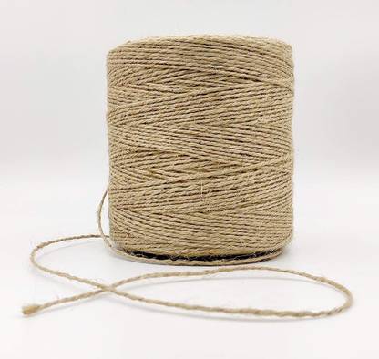 Bobbiny 2 Ply Strong Natural Jute Twine String 250 Meters Thick and Strong for Craft .