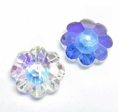 Swarovski Elements 6 pcs 3700 Margarita Clear AB Unfoiled 8mm / Findings/Crystallized Element