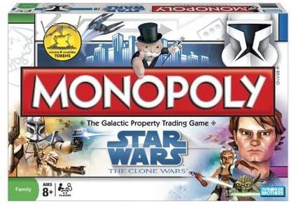 Monopoly Star Wars The Clone Wars Party & Fun Board Game