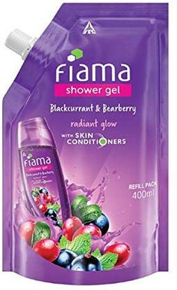 FIAMA Shower Gel Refill Pack Blackcurrant & Bearberry 400ML (1)