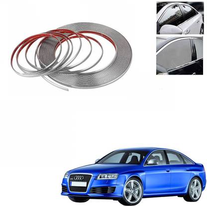 AuTO ADDiCT Chrome-Strip-370z-215 Car Beading Roll For Window, Bumper, Grill and Garnish Cover