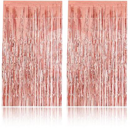 SOI Rose Gold Foil curtain