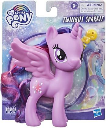MY LITTLE PONY Toy 6-Inch Twilight Sparkle, Purple Pony with Rooted Hair and Comb, for Kids Ages 3 Years Old & Up