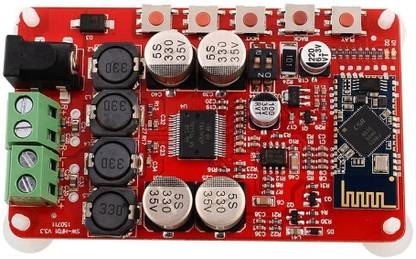 Electrobot TDA7492P Bluetooth 4.0 Amplifier Board, 25W+25W Dual Channel Wireless Digital Audio Receiver 50 Watt AMP Module Electronic Components Electronic Hobby Kit