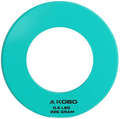 KOBO 1 kg Fractional Olympic Weightlifting Plates 0.5 LBS x 2 (1 LBS/452 gm) Gym (Pair) Home Gym Combo
