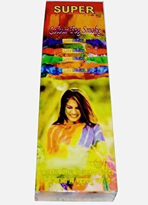 Quinergys Rainbow Color Smoke Fog Holi Color Powder Pack of 1