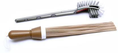 VIJAY EXPORT Home Cleaning Set Broom/ Toilet Brush Broom, Toilet Brush