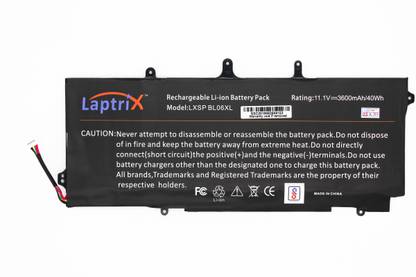 Laptrix BL06XL Battery Compatible for HP EliteBook Folio 1040 G0 G1 G2, P/N: HSTNN-DB5D IB5D W02C 722236-171 1C1 271 2C1 722297-001 005 F450 F450C BL06042XL 4 Cell Laptop Battery