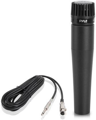 PYLE PDMIC78 Professional Moving Coil Dynamic Handheld Microphone, Black Microphone