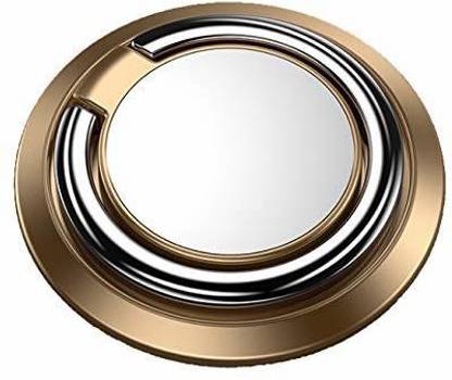 befunky Cell Phone Ring, Phone Holder & Stand, KolorFish 360 Rotation Thin Universal Phone Finger Ring Kickstand, Anti-Fall Phone Grip Compatible with Mobile Phone,Tablet,Phone case (Magnet Gold) Mobile Holder