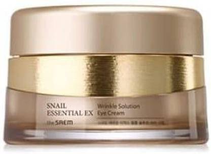 Thesaem Snail Essential Ex Wrinkle Solution Eye Cream 1.01 Fl.Oz. - 70% Snail Essential Complex Included,