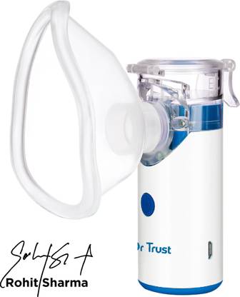 Dr Trust (USA) Model-406 Portable Ultrasonic Rechargeable Respiratory Machine Cool Mist Inhaler for Children, Adults & babies Nebulizer