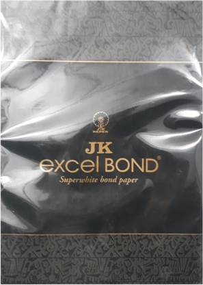JK EXCEL BOND Majestic Basket Superfine White Bond Paper For Resume, Corporate Proposals, Presentation Etc. Unruled / Plain A4 90 gsm Bond Paper