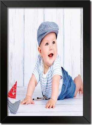 Baby Poster frame without glass A4 Size sty 184 Paper Print