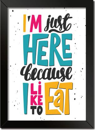 Quotes & Motivation Poster frame without glass A4 Size sty 173 Paper Print