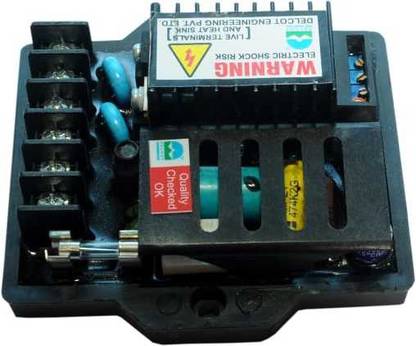 Delcot TAVR10 Automatic Voltage Regulator Single Phase & Three Phase 100vDC, 6A Replacement For Kirloskar Generator Spare Parts Pulse Generator