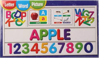 PEZYOX ducational Letter Word Picture Senior, Alphabets & Numbers for Kids to See The Picture, Find The Letter & Make The Word