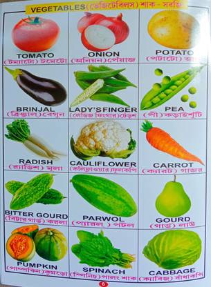 P2 Vegetables Shak Sobji Recognition First Basic Information