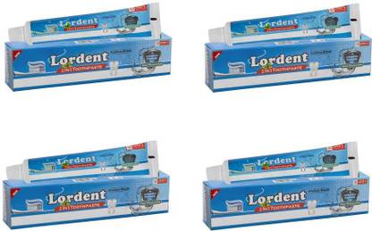 LORD'S Lordent 2 in 1 Toothpaste ( Pack of 4 ) Toothpaste