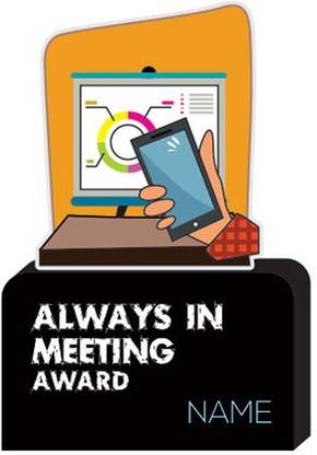 Trophykart Always in Meeting Award - 7" Trophy