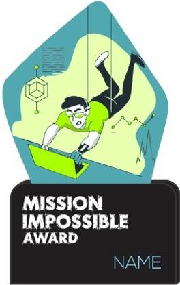 Trophykart Mission Impossible Award - 9" Trophy