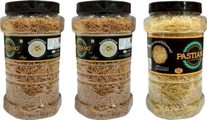 PASTIANO Roasted  &  (Sewai)- Pack of 3- 500 gms each Vermicelli 1.5 kg