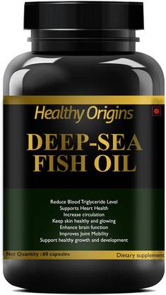 Healthy Origins Deep Sea Fish Oil 2500mg (Omega 3 Fish Oil)
