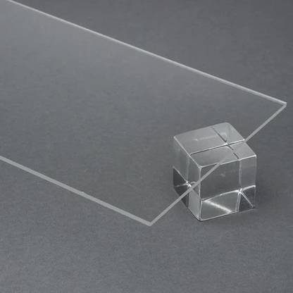 laxmi acrylic 2.5 x 8 CM ACRYLIC SHEET 4MM (Pack of 6) High Quality Imported Sheet 20 cm Acrylic Sheet