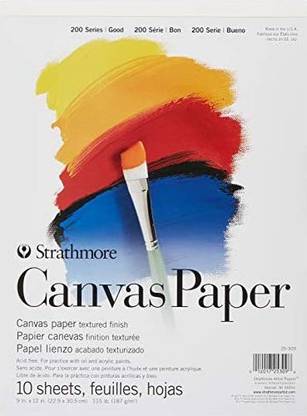 Strathmore (25-309 200 Series Canvas Paper Pad, 9 X 12