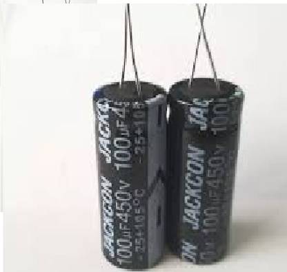 SHELFKEY ELECTROLYTIC CAPACITOR 450V 100UF RADIAL(PACK OF 2) Electrolytic Capacitor