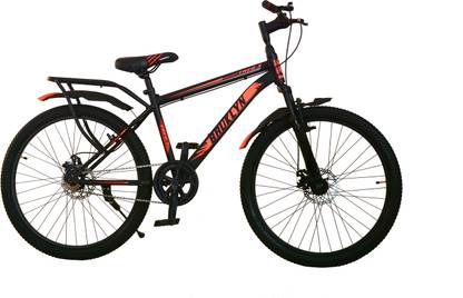 MODERN BRUKLYN 26T/Cycle/Mountain Bike In Built Carrier (Matte-Black) 26 T (inch) Road Cycle
