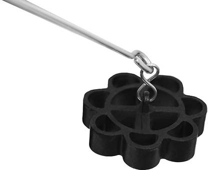 Hopedwell Achu Murukku Achappam Rose Cookie Maker Achappam Mould with Heat Resistance Handle 0.2 kg Roaster