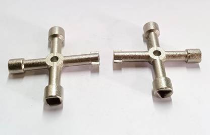 Hardware 4 Way utility keys (2 Pcs) Lock
